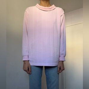 Vintage pink velvet sweatshirt Norm Thompson,size M